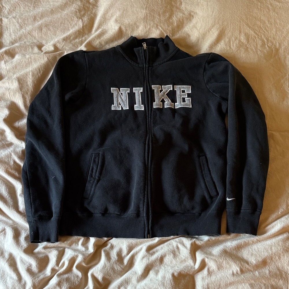Kids Large Nike Crew Neck Zip Up